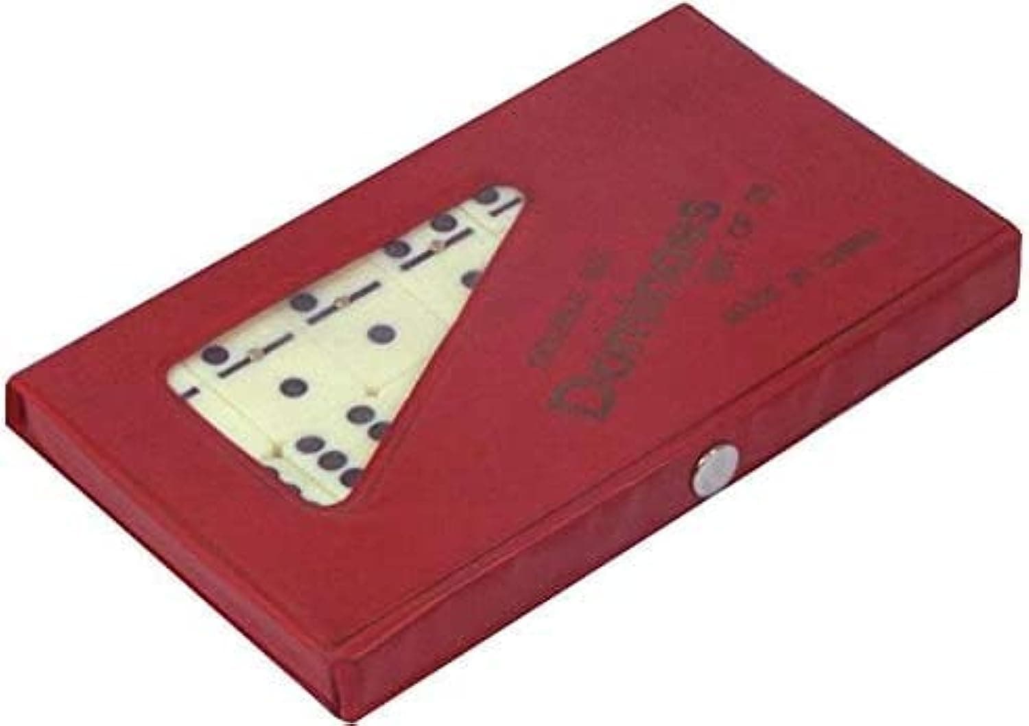 Dominos For Unisex, Box , 28 pieces (leather box)