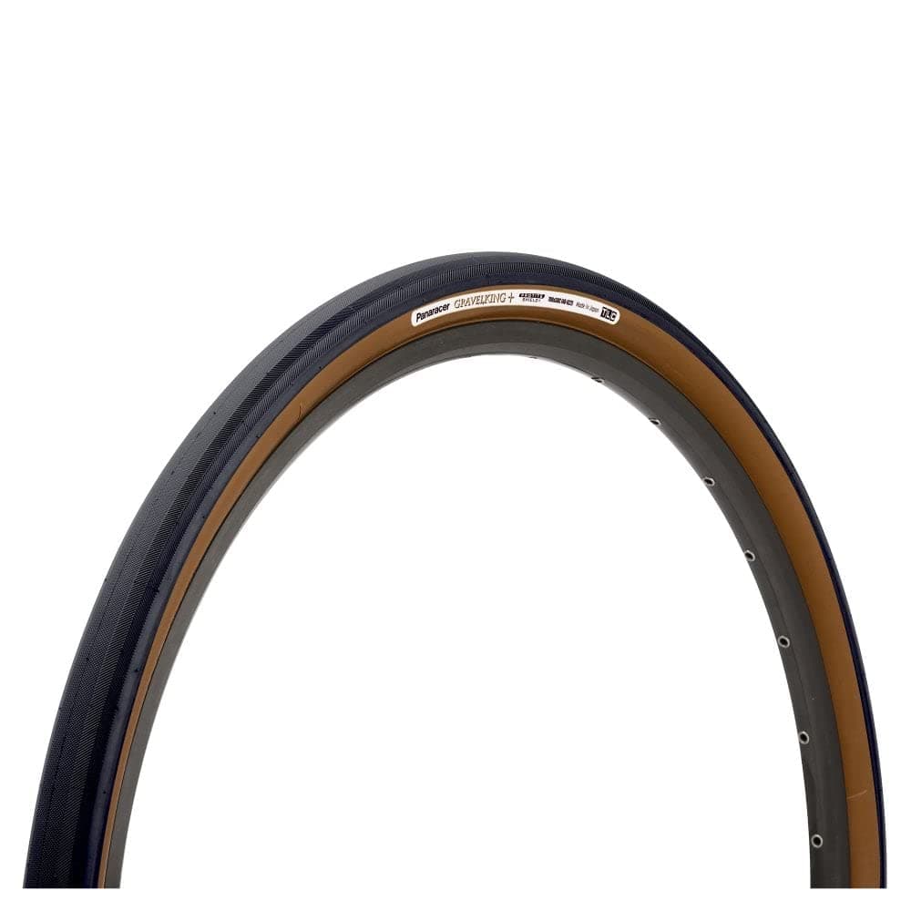 Panaracer - GravelKing + (Slick Tread/Gravel) Folding Bicycle Tire