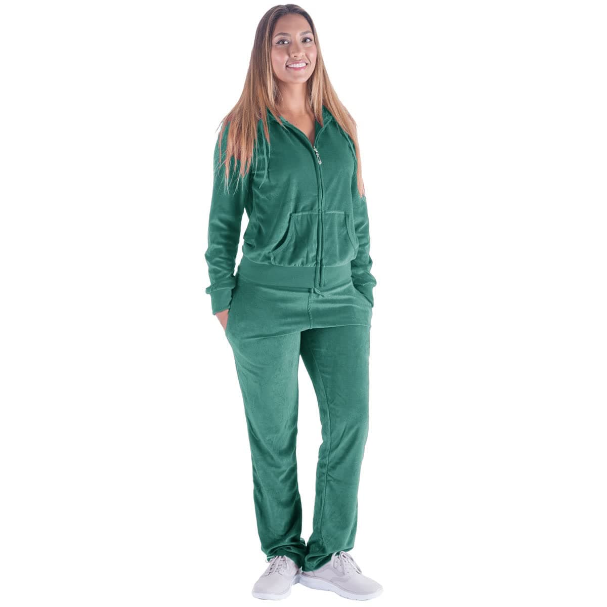 Tracksuit for Women Set 2 Piece Joggers Velour Jogging Sweat Outfits Hoodie and Sweatpants Set
