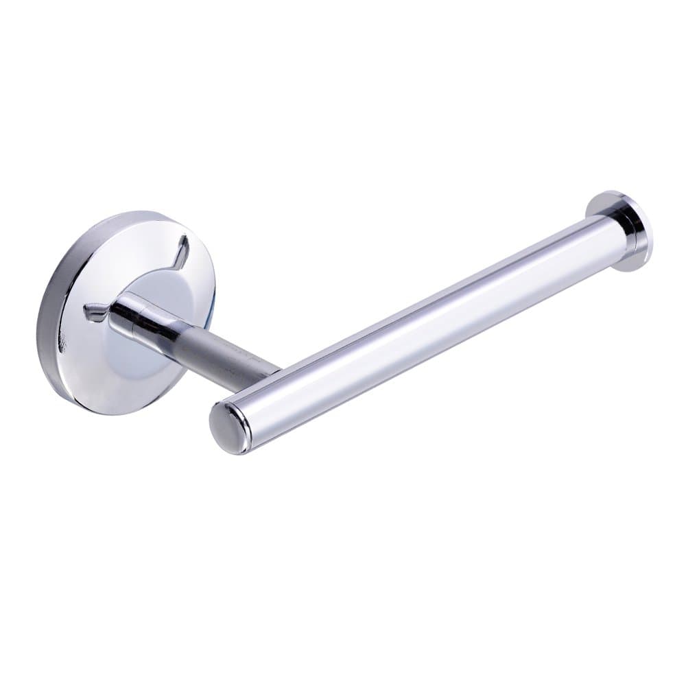 Bathroom Toilet Paper Holder, Tissue Roll Hanger Wall Mount, Toilet Towel Pivoting Rack, Chrome Polished