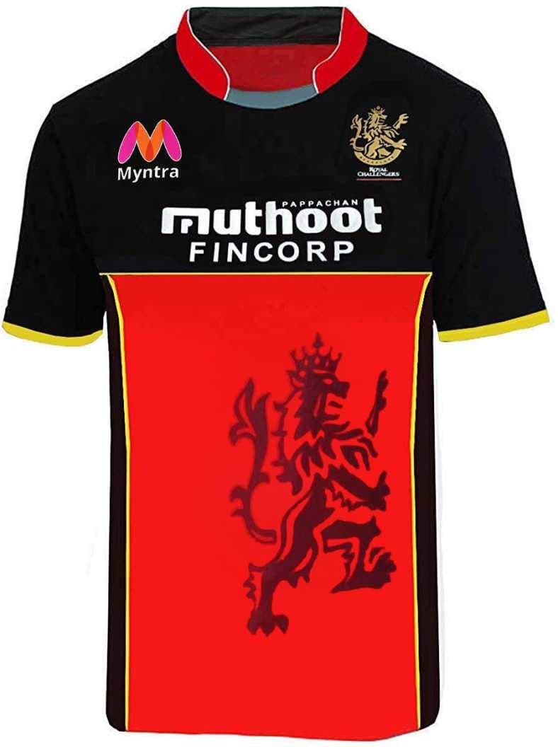 RJM rcb Jersey 2020 ipl for Kids & Mens (11-12 Years, red)