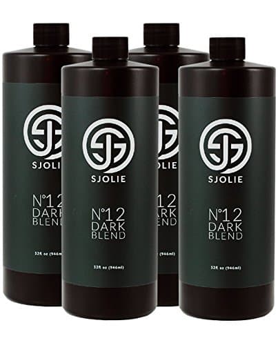 Sjolie Organic Spray Tanning Solution (Gallon 128oz, 12% for Medium to Dark Skin Tones)