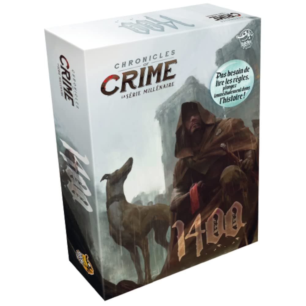 LUCKY DUCK GAMES - Chronicles of Crime: Millenium 1400 | French Version | Board Game | Ages 12+ | 1-4 Players | 60-90 Minutes | Co-op Game
