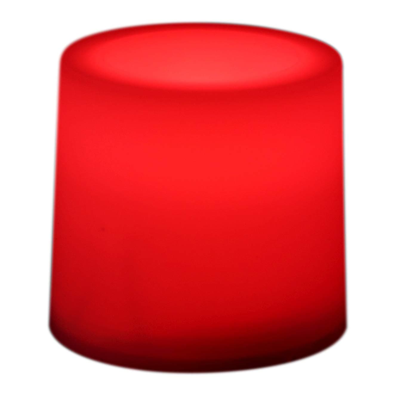 PK Green LED Tea Lights | Red Battery Operated Candles | Set of 12 Realistic Steady Tealights | Romantic Decorative Flameless Votives for Bedroom, Valentine's, Wedding, Birthday, Kids, Girls Room