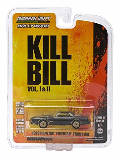 1979 PONTIAC FIREBIRD TRANS AM from the classic film KILL BILL Greenlight Collectibles 1:64 Scale GL Hollywood Series 10 Die Cast Vehicle
