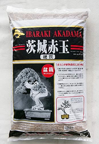 Japanese Hard Ibaraki Akadama for Bonsai, Cactus & Succulent Soil Mix - Small Size Grain (3mm-6mm) 14 L (IBA AKA S)