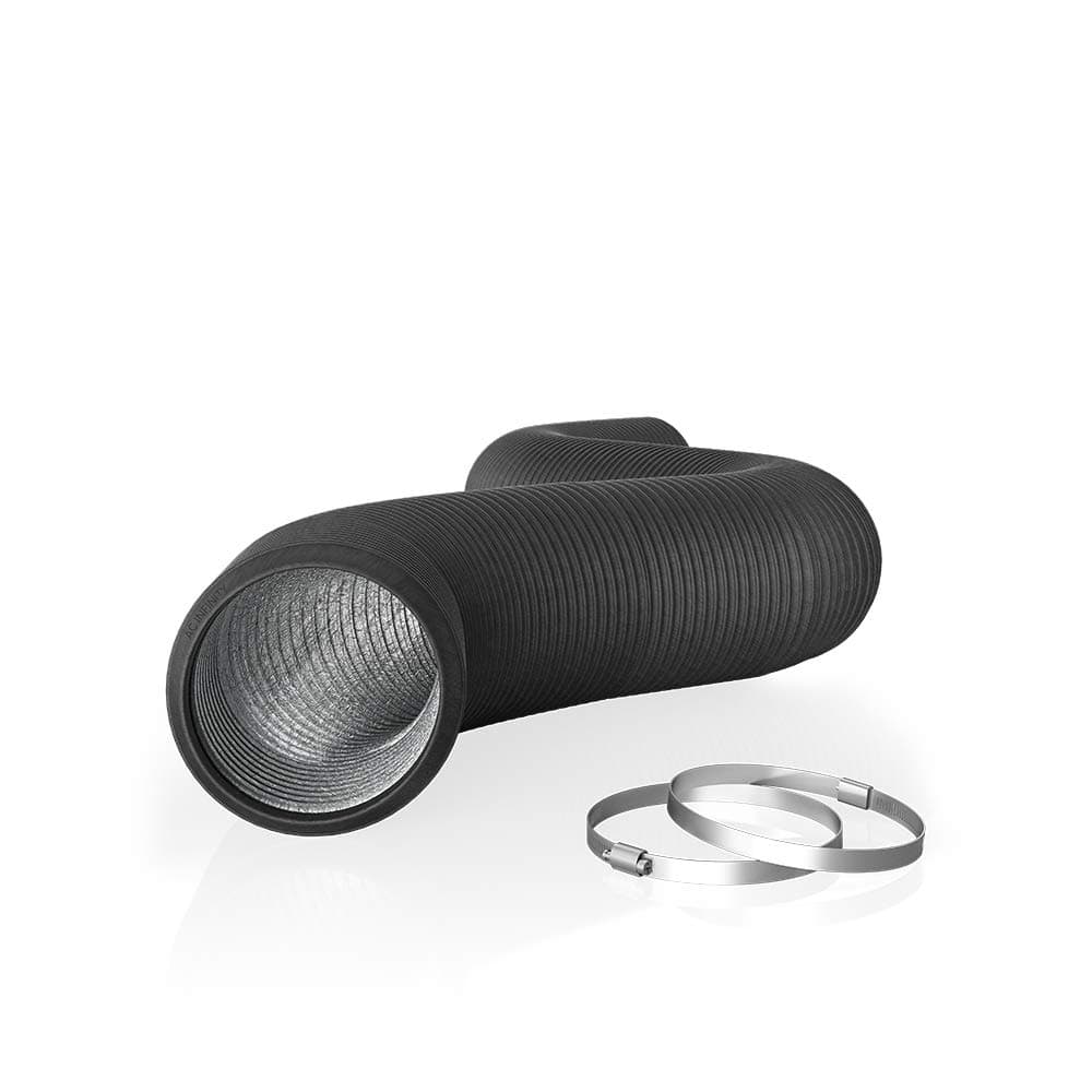 AC Infinity Flexible 6-Inch Aluminum Ducting, Heavy-Duty Four-Layer Protection, 8-Feet Long for Heating Cooling Ventilation and Exhaust