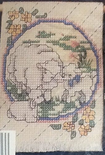 Sheep with Lambs - French Country Cross Stitch Kit 076006