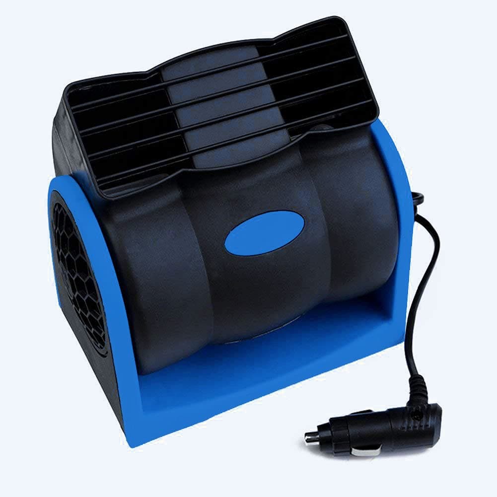 VIAV Electric Car Fan 12v DC Air Circulator Fans 2 Speed Adjustable Bladeless Cooling Fan for Vehicle, SUV, Truck and Boat
