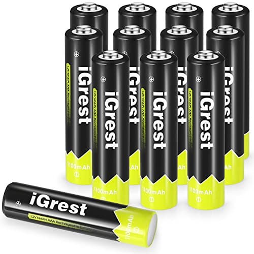 iGrest AAA Rechargeable Batteries 1100mah Ni-MH Battery (12 Pack)