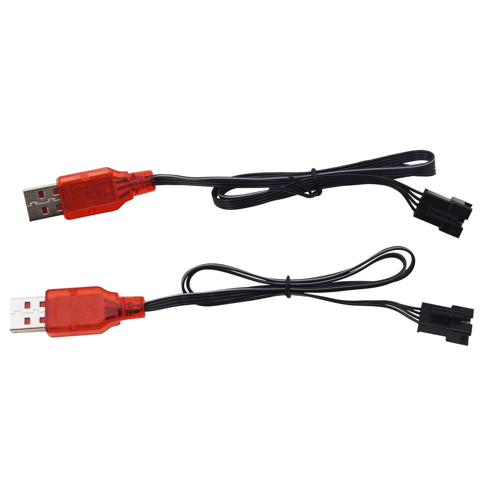 Blomiky 2 Pack SM-4P Blaster Toy Charger Cable Compatible with Electric Water Ball Blaster Toys / Blaster Cable 2