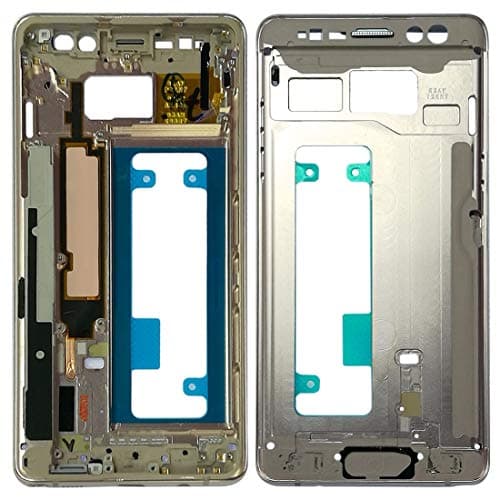 Replacement Parts Middle Frame Bezel Plate for Galaxy Note FE, N935, N935F/DS, N935S, N935K, N935L(Black) Phone Parts (Color : Blue)