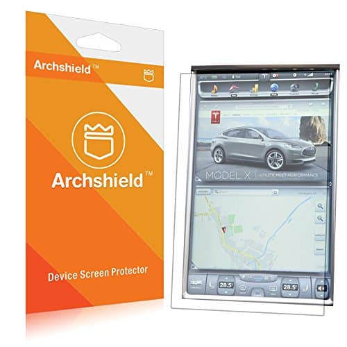 Tesla Screen Protector - Tesla Model S Premium High Definition (HD) Clear Screen Protector 2-Pack - Retail Packaging
