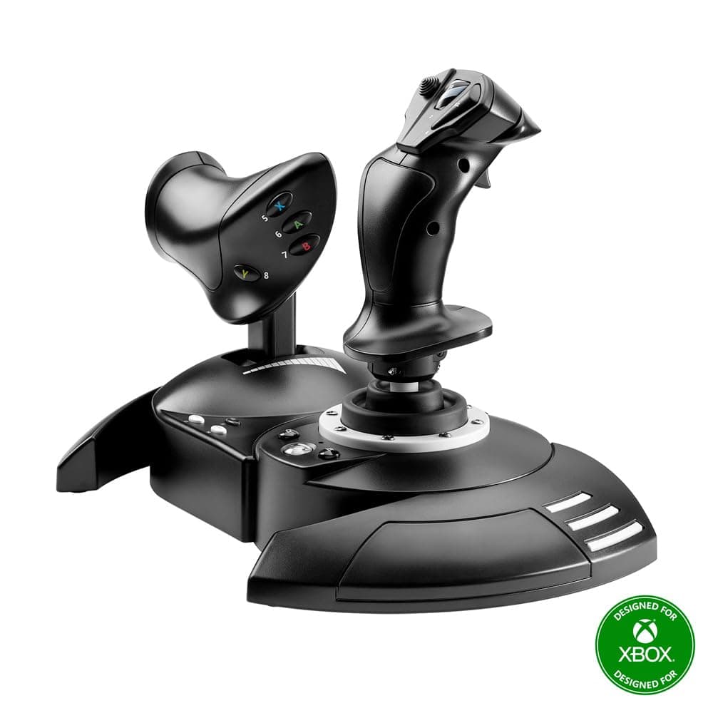 Thrustmaster T-Flight Hotas One Flight Stick Controller for PC & Xbox Series X|S, Precision Joystick with Detachable Throttle, Realistic Flight Simulator Controller