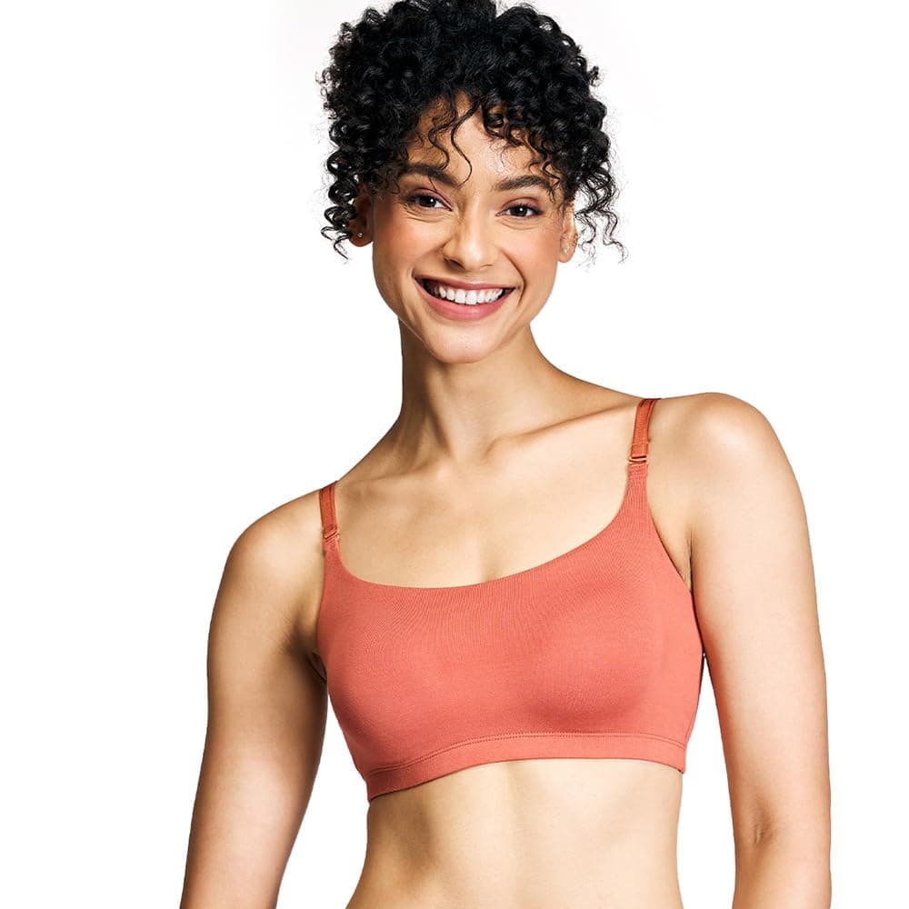 NYKD (NYB165 Cotton Non Padded & Non Wired Full Coverage Slip On T-Shirt Bra for Women | Easy Breezy Soft Fabric with Hidden Shaper Sling for No Side Bulge & Detachable Strap