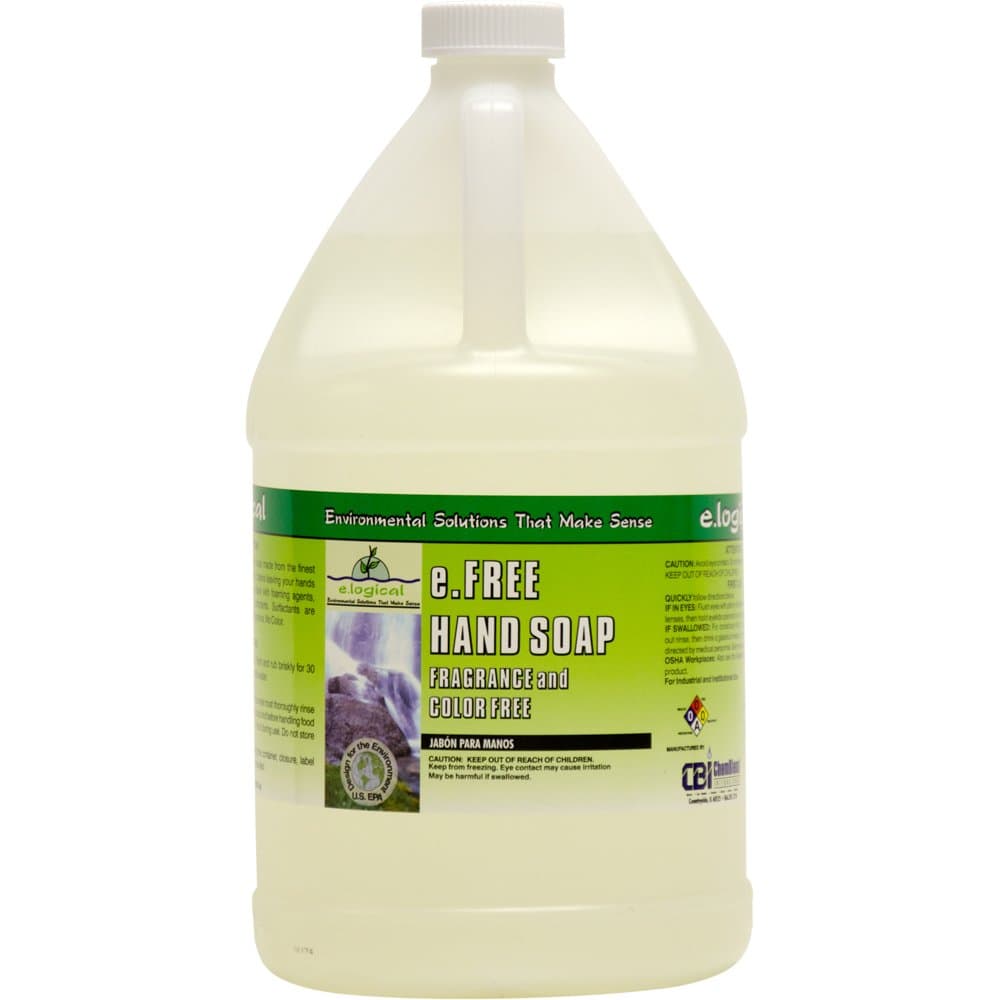 Nyco Products CB072-G4 e.Free Fragrance Free Hand Soap, Clear and Colorless, 1 Gallon Bottle (Case of 4)