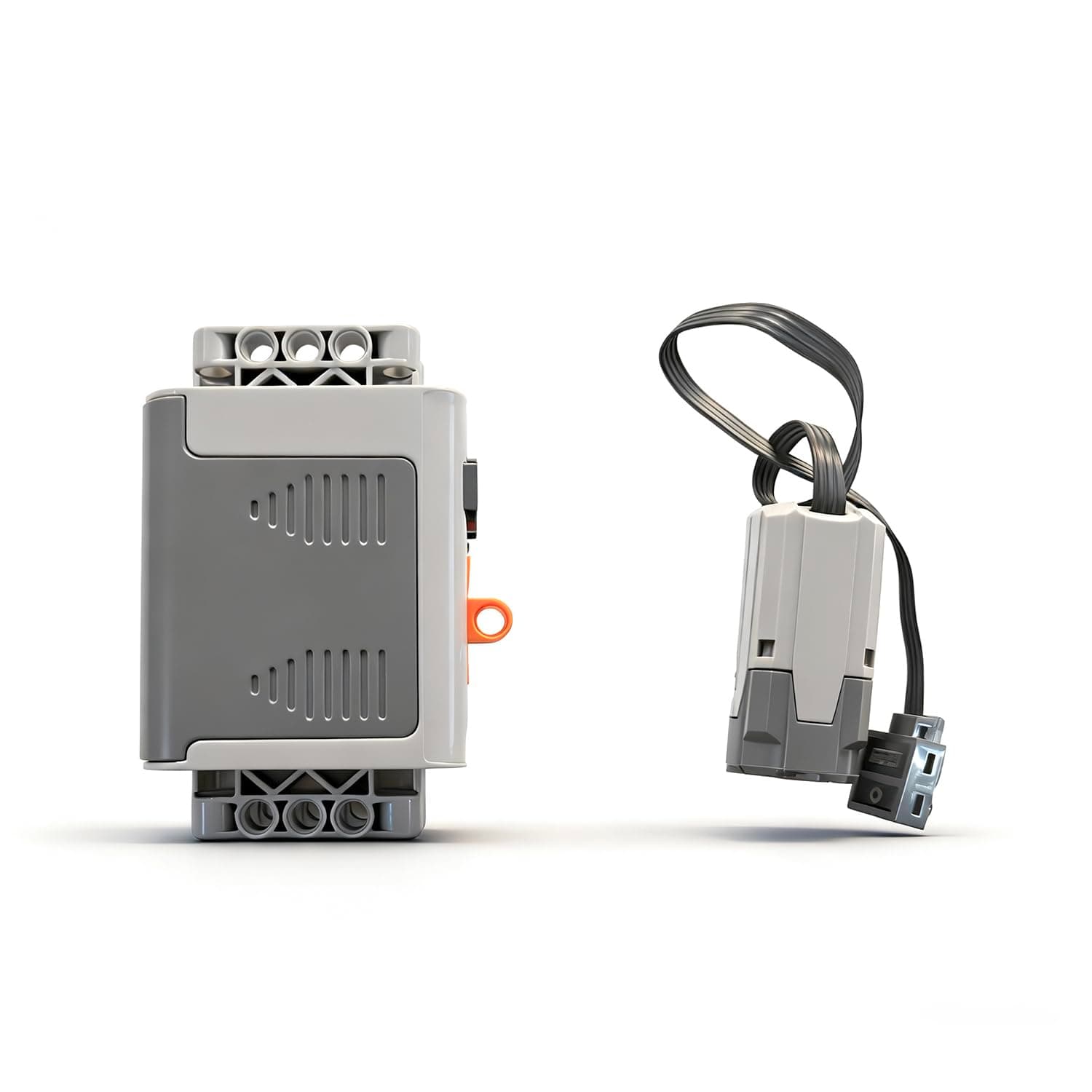 Power Functions Set with Motor, 2 Pieces Power Functions Set, M-Motor Battery Box Compatible with Major Brands