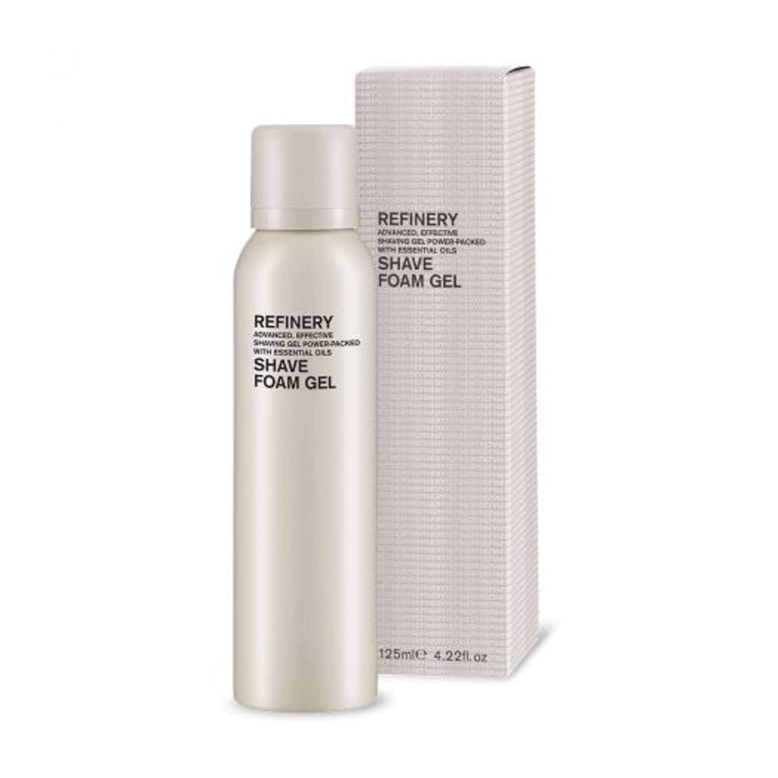 Aromatherapy Associates The Refinery Shave Foam Gel. Rich Foaming Shave Gel to Protect Against Razor Burn and Nicks. Made with Moisturizing Aloe Vera and Essential Oils (4.22 fl oz)