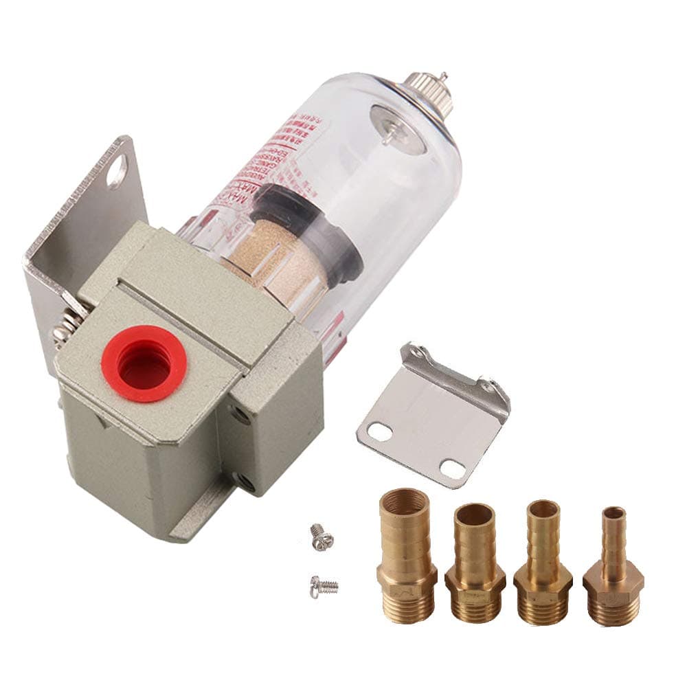 TONGXU Universal Engine Oil Separator Catch Reservoir Tank Filter Impurities in Car Accessories with Connector Tube 6mm / 8mm / 10mm / 12mm