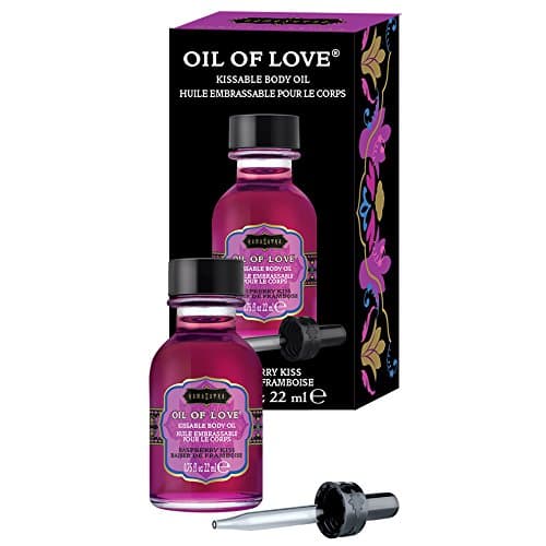 Kama Sutra Oil Of Love Raspberry Kiss with Applicator, 0.75 Fluid Ounce