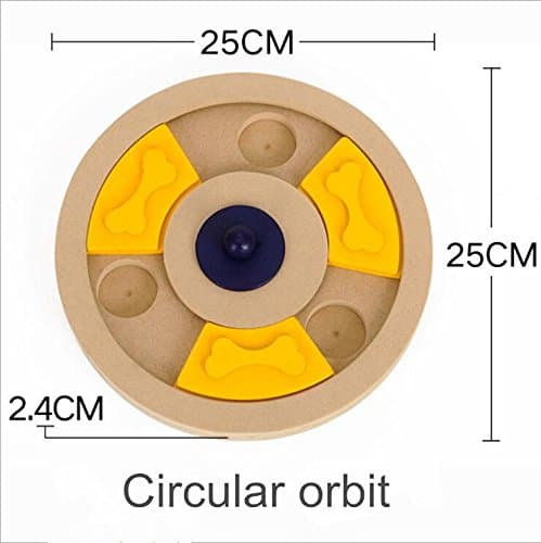 juxinuk 1pc Feeding toys Interactive toys Brain Game for Pet (Circular orbit)
