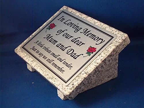 Personalised Granite Memorial Grave Plaque Any Wording 8"X6"