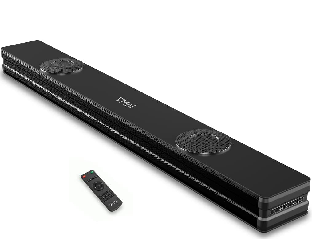 VMAI 38 Inch 2.1 Sound Bar for TV, 90W Wired & Wireless Bluetooth 5.0,