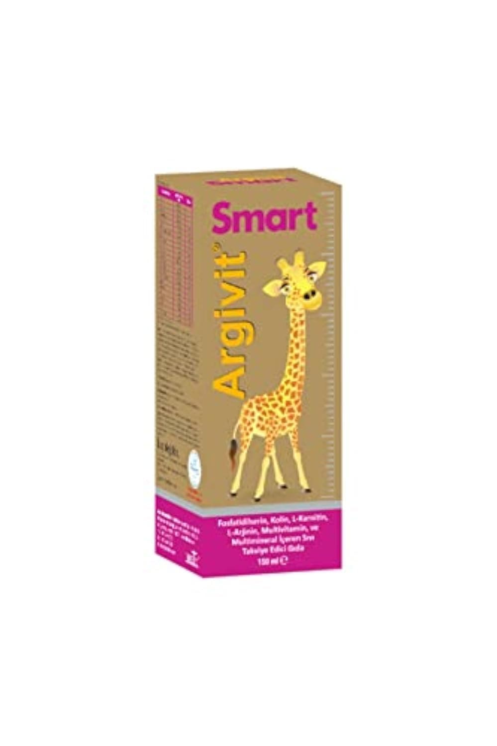 Argivit Smart Syrup 150 Ml - Helps Hyperactivity, Caution, Impulse Control And Height Extension