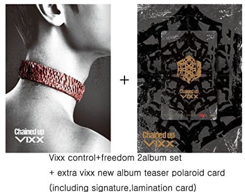 Vixx Vol. 2 - Chained up (Control+freedom Version 2album set)[+Vixx autograph photo 2pcs][+Vixx teaser polaroid card 2pcs][+Vixx plastic card][+Vixx postcard][+Vixx sticker]