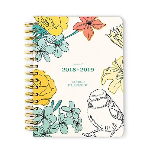 Hard Cover Weekly Planner, Personal Organizer, January - June 2019 by Shiplies