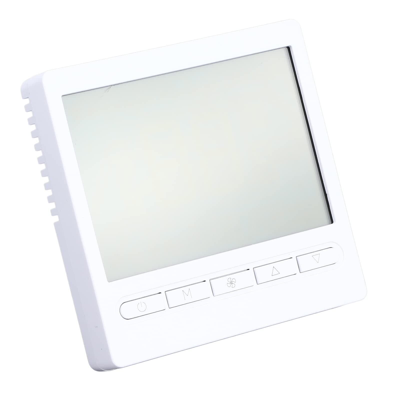 White Thermostat, AC 220V LCD Display NTC Sensor Digital Thermostat for Restaurants