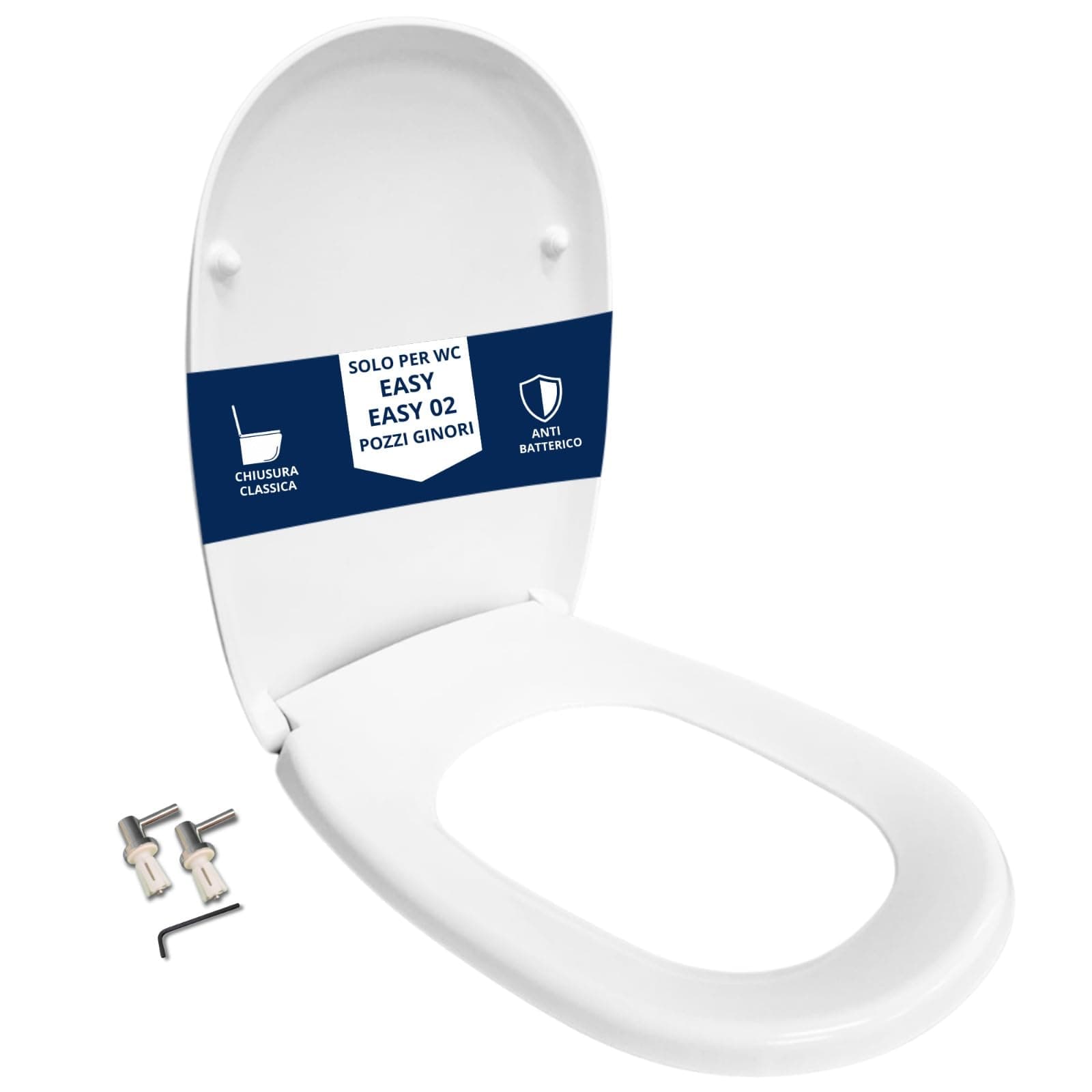 Toilet seat EASY POZZI GINORI thermosetting white as original
