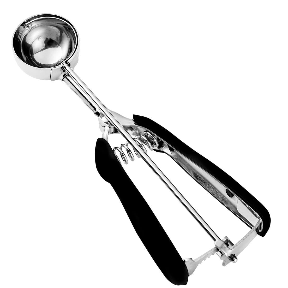 Cookie Scoop 2 Tablespoon, Size #40 Cookie Dough Scoop, 2 Tbsp/ 30 ml/ 1 oz Cookie Scoops for Baking, Spring-Loaded, 18/8 Stainless Steel, Comfortable Grip