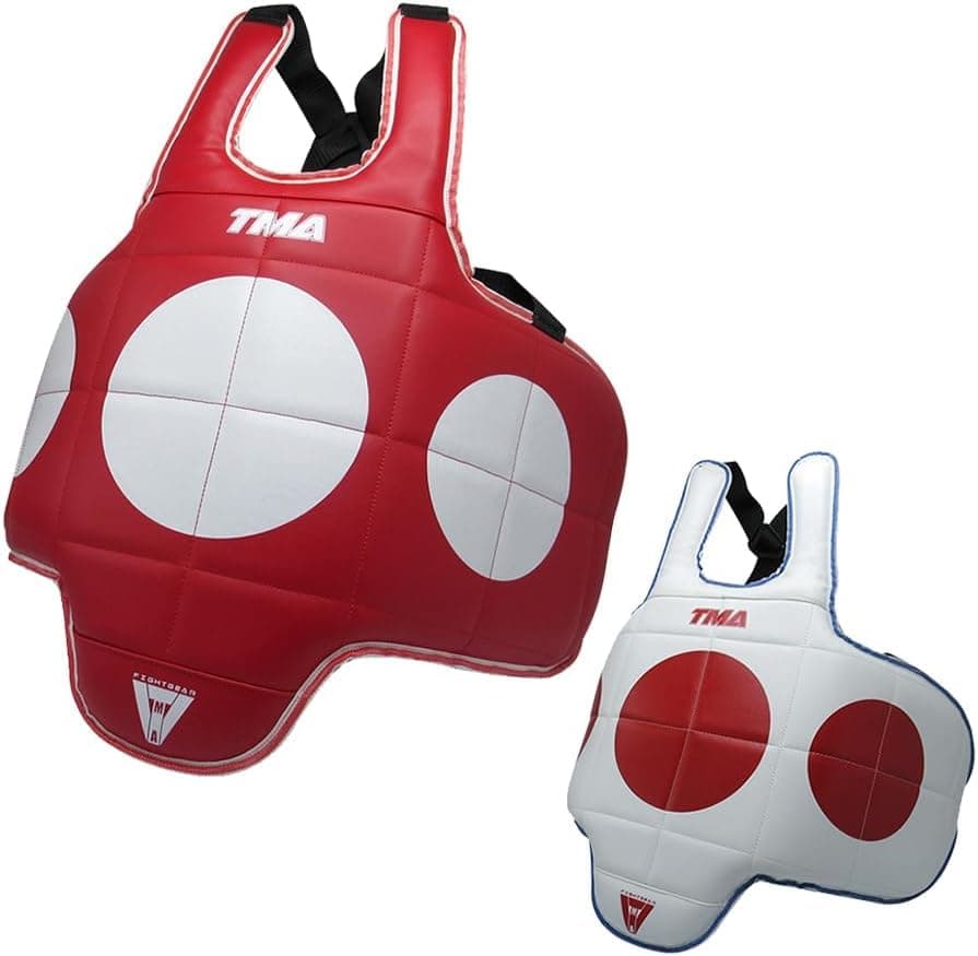 TMA Martial Arts Chest Protector Tae Kwon Do MMA Kickboxing (Reversible)