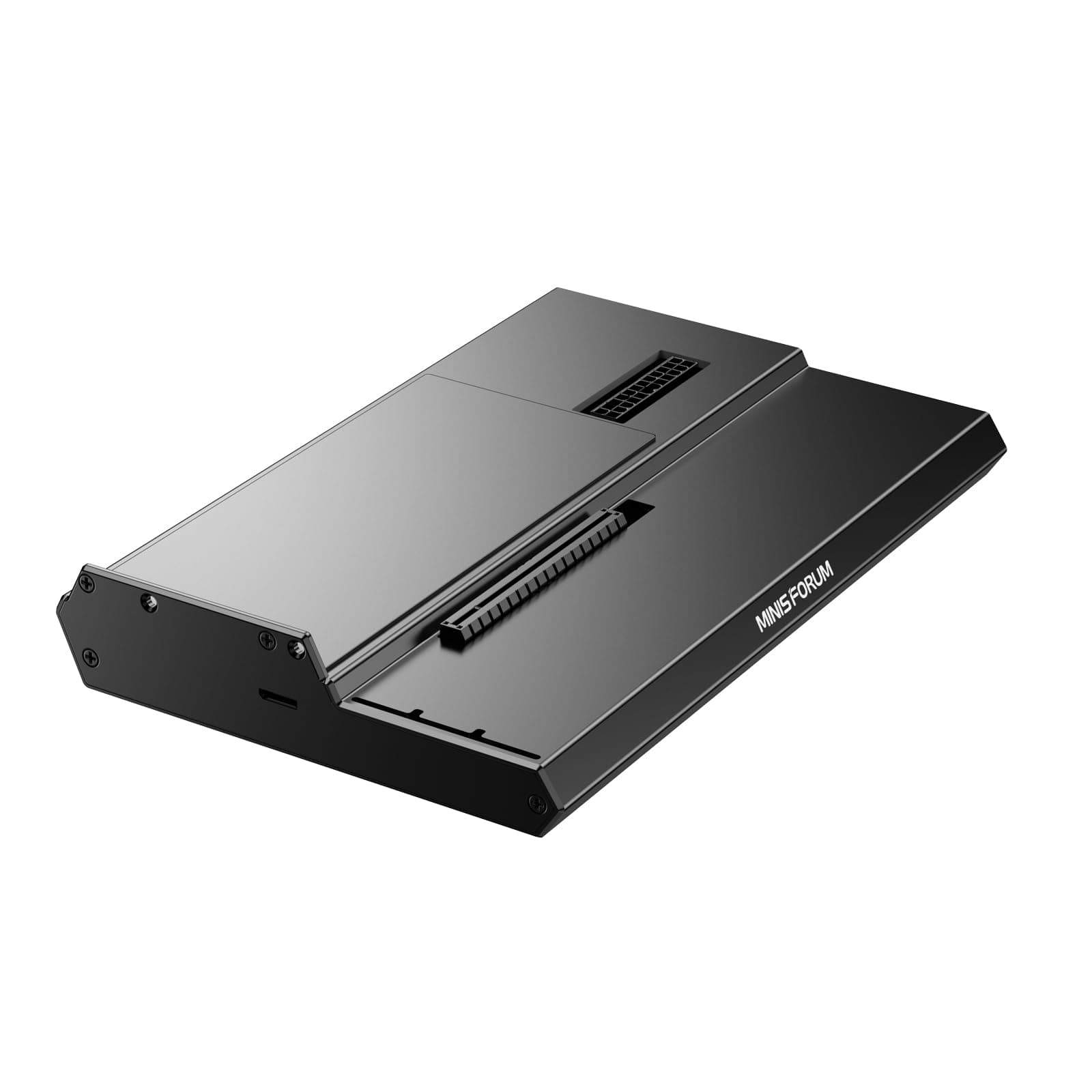 MINISFORUM DEG1 Docking Station, PCIe x16 (PCIe4.0x4), Force Power On, ATX/SFX Power Supply Compatible, Black