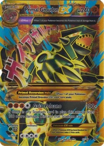 Pokemon - Primal Groudon-EX (97/98) - Ancient Origins - Holo