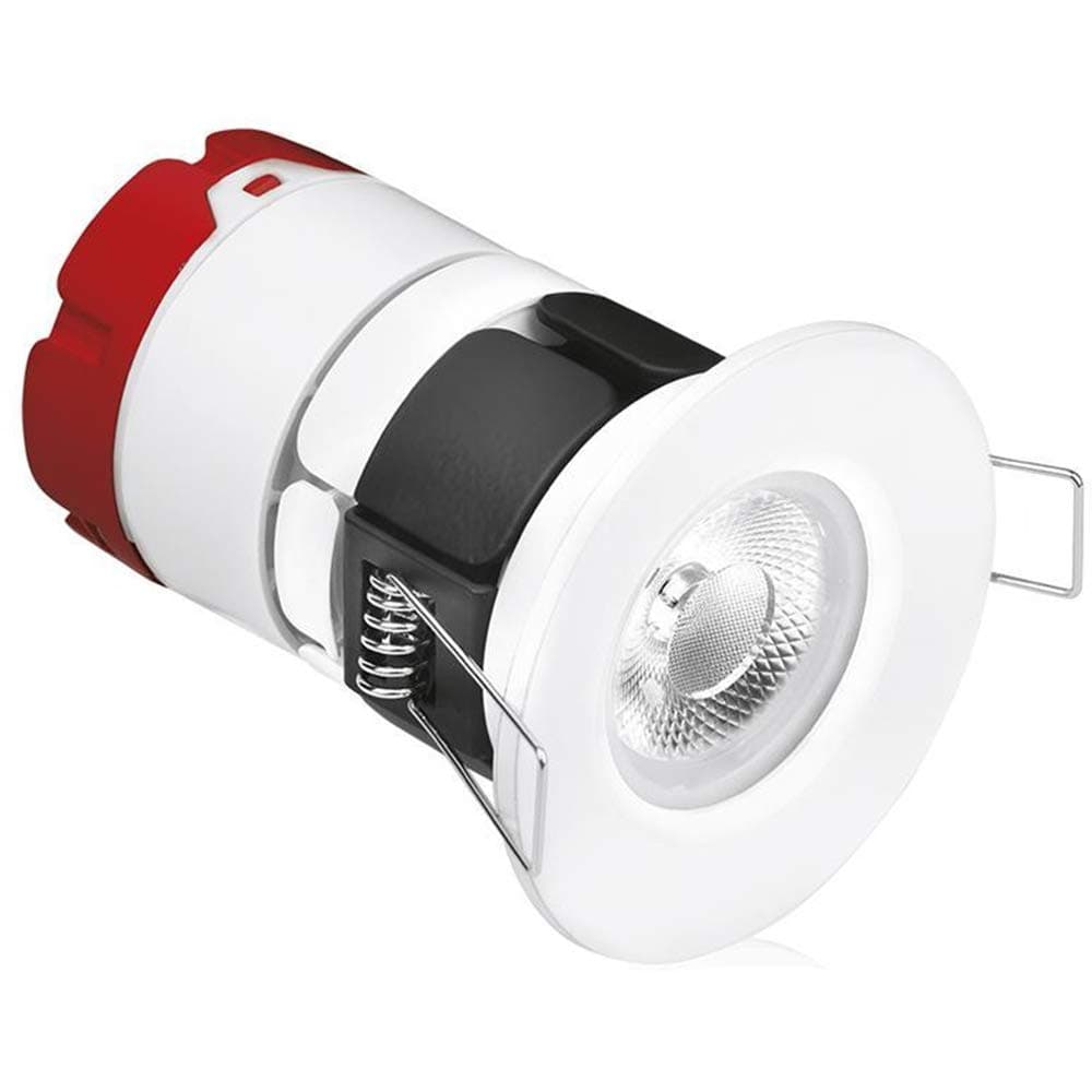 Aurora AU-MPRO1/30 6W Fixed Dimmable Integrated Downlight IP65 - Warm White. Devola Led Keyring.