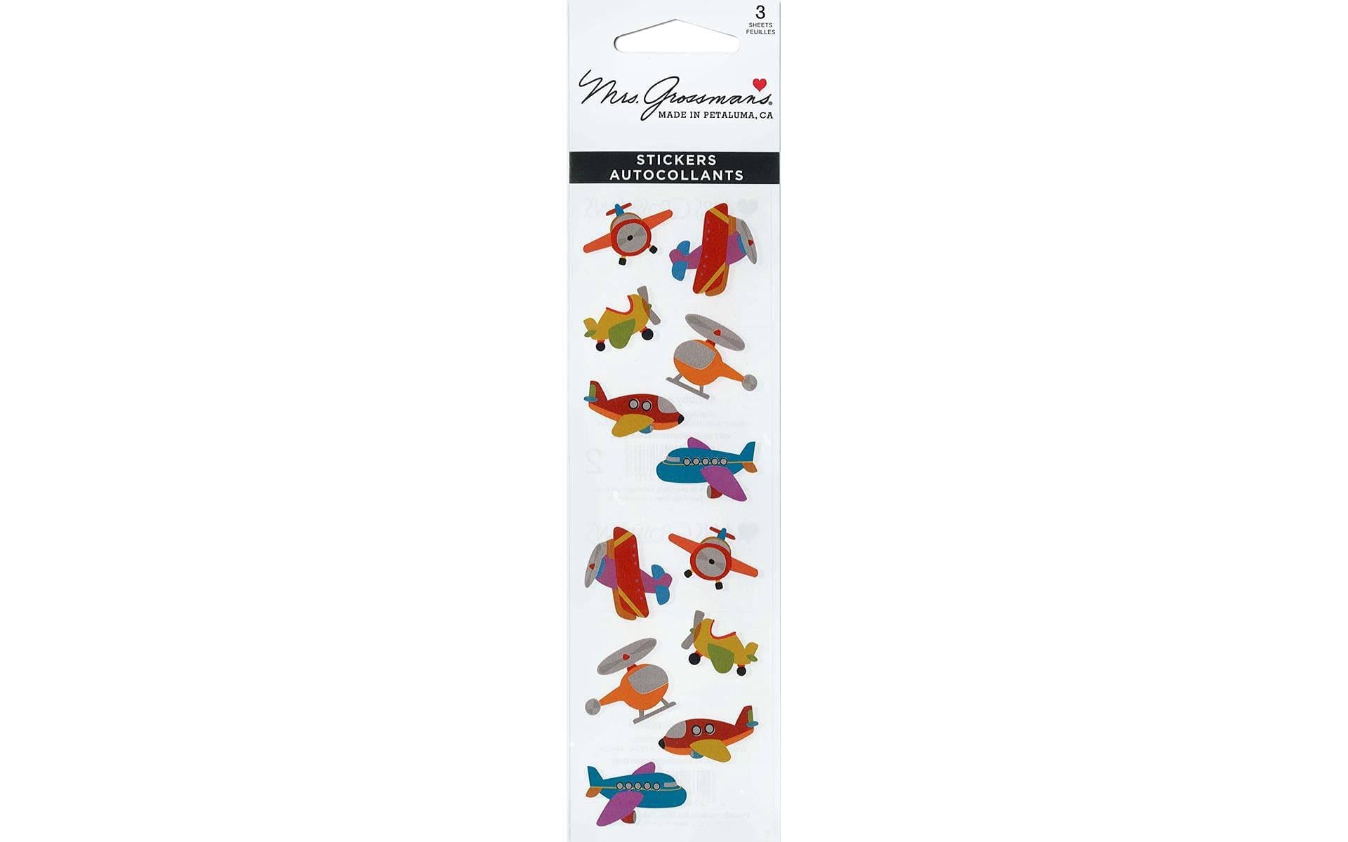 Mrs Grossman Stickers-Chubby Airplanes