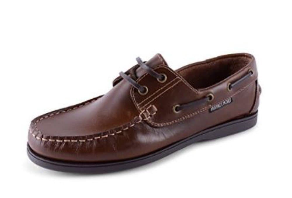 SeafarerYachtsman Leather Boat Deck Shoes Sizes 7-12