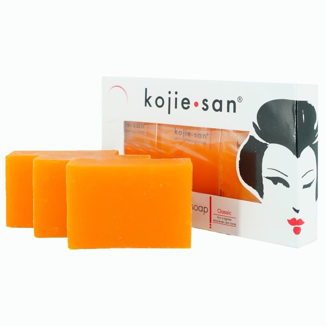 kojie.san Original Facial Beauty Soap - 65G, 3 Bars Per Pack - Guaranteed Authentic