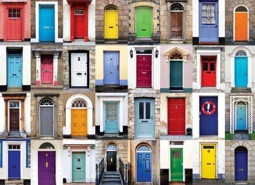 LPF Colorluxe 1500 Piece Puzzle - 32 Doors