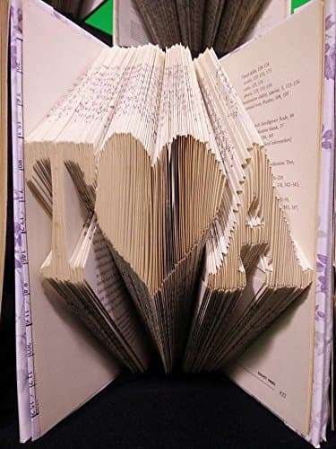 Wedding Ceremony Accessories and Anniversary Gift Folded Book Custom Order 2-3 Charecter/ Book