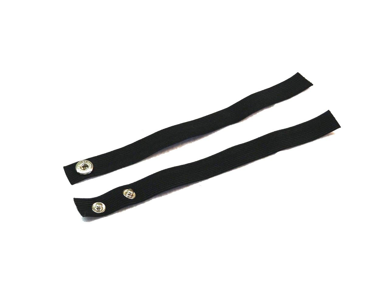 Cosplay Mask Helmet Elastic Straps with Snaps Black
