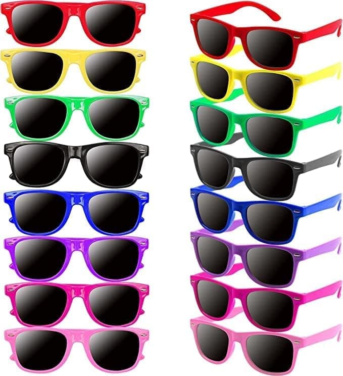BeyondLuv Party Favors For Kids Birthday Return Gifts- 12Pcs Kids Sunglasses Bulk Giveaways For Kids UV PROTECT/Pinata Filler/Stocking Fillers Goodie Bag/Gift Toys For Girls Boys Kids