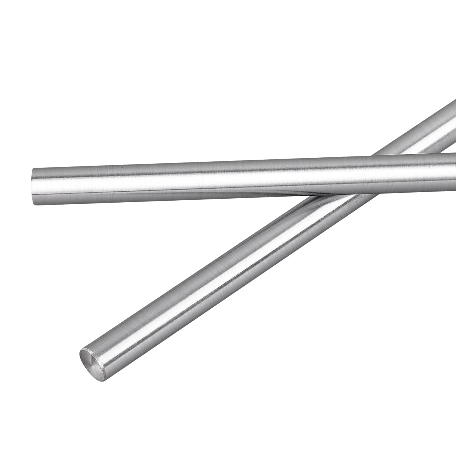 Linear Rod 2pcs 8mm x 300mm Linear Motion Rod Shaft Guide,8mm Diameter Hardened Rod Chrome Plated Straight Bearing