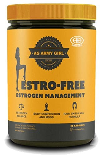 Advanced Genetics Estrogen Balance – DIM Supplement w/Horsetail – for Body Building, Hormonal Acne Treatment & Menopause Relief – 30 Pills