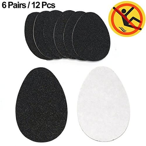 6Pairs Anti-slip Shoe Grips, AUSAYE Self-adhesive Anti-slip High-heeled Shoes Sole Protector Pads Sticker Rubber