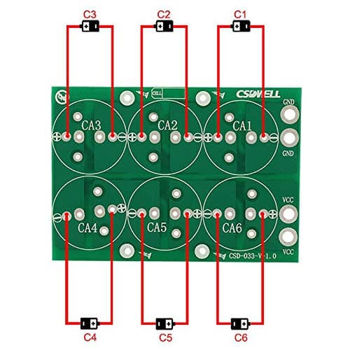 50F 100F 220F 360F 400F 500F 2.7V Super Capacitor Balancing Protection Board Maximum Charge Voltage (V): 2.7 (Single) Minimum Discharge Voltage (V): 0.1 Size: Approx. 120.95 85.53mm (L W)