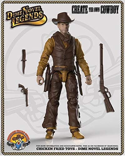 1/18 Scale (4" Tall) Old west Action Figure Cowpuncher
