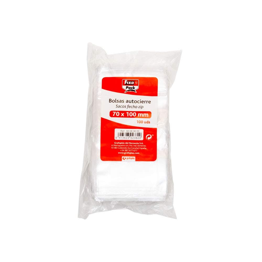 50063600 – Pack of 100 Cellophane Display Bags Self Seal Bags, 70 x 100